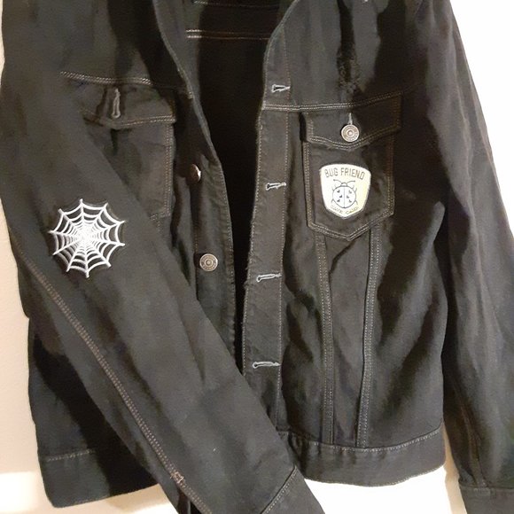 Embroidered Express Jeans Jacket - Picture 3 of 4